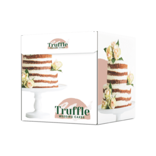 Truffle wedding cake box