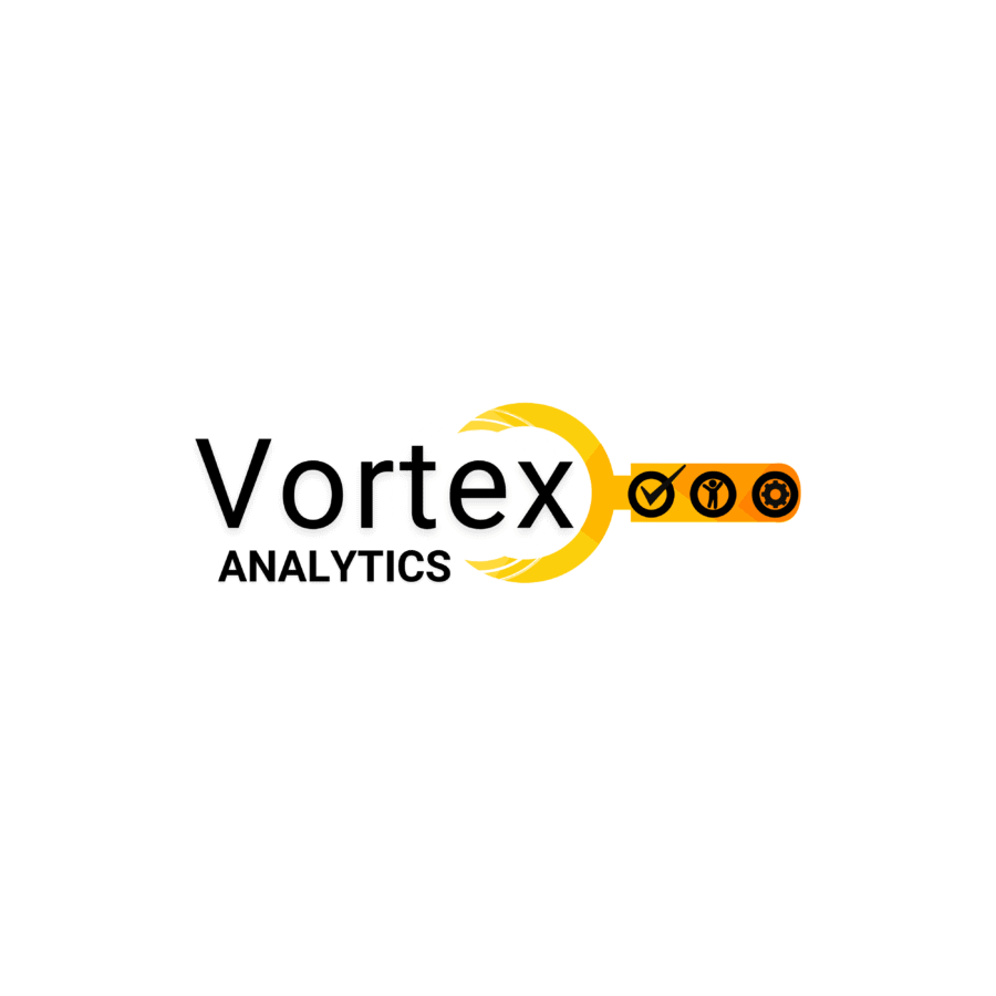 JessikaMakes vortex analytics logo design